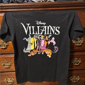 Disney Villains Black T-Shirt for Men